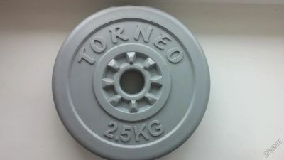 Лот: 5726016. Фото: 1. Блин Torneo 2,5кг. пластик. Штанги, блины