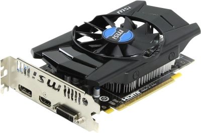 Лот: 10824811. Фото: 1. Видеокарта 1Gb PCI-E GDDR5 MSI... Видеокарты