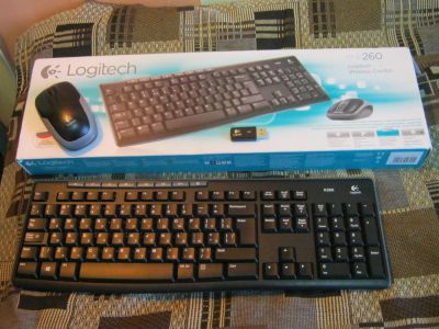 Лот: 5100970. Фото: 1. Комплект клавиатуры с мышкой Logitech... Клавиатуры и мыши