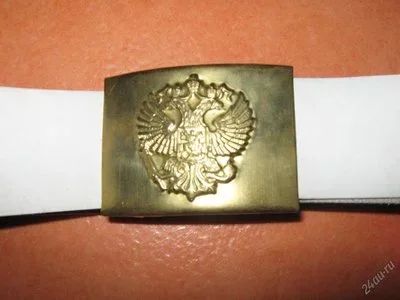 Лот: 114656. Фото: 1. ремень кадетский с клёвой бляхой... Ремни, пояса