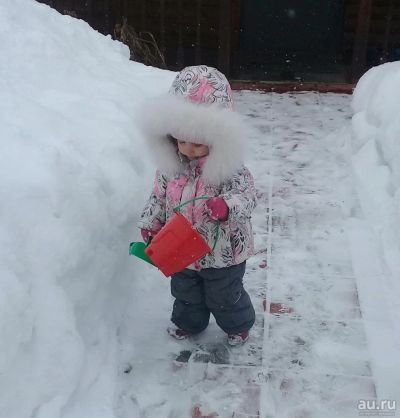 Лот: 10238018. Фото: 1. Теплый зимний костюм для девочки... Верхняя одежда