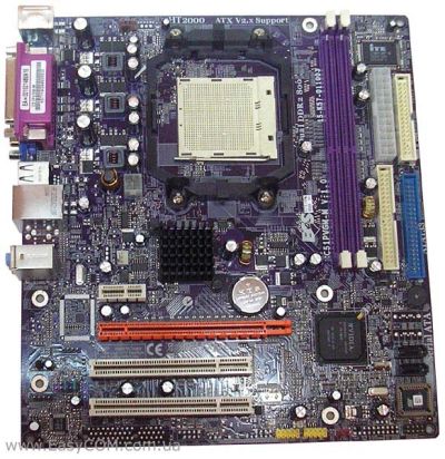 Лот: 7752712. Фото: 1. ECS C51PVGM-M + Athlon 64 X2 5000... Материнские платы