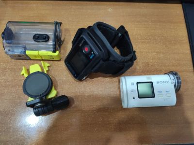 Лот: 16664425. Фото: 1. Экшн камера Sony HDR-AS100V Съемка... Экшн камеры