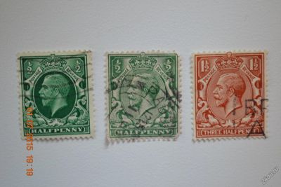 Лот: 5744631. Фото: 1. Марки Великобритании 1912-1913гг... Марки
