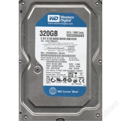 Лот: 2847177. Фото: 1. Жесткий диск HDD 320 ГБ SATA разъем... Жёсткие диски (HDD)
