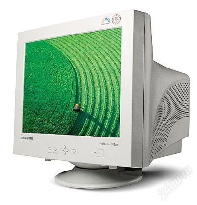 Лот: 2392358. Фото: 1. ЭЛТ-монитор с диагональю 17" Samsung... ЭЛТ-мониторы