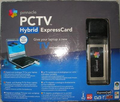 Лот: 1421348. Фото: 1. pinnacle PCTV Hybrid ExpressCard. ТВ-тюнеры и карты захвата