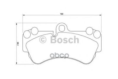 Лот: 14078484. Фото: 1. Колодки тормозные дисковые Bosch... Другое (автозапчасти)