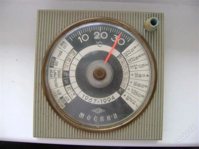 Лот: 1751001. Фото: 1. Настольный календарь-термометр... Предметы интерьера и быта
