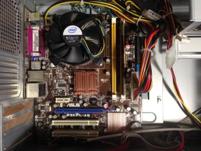 Лот: 7132838. Фото: 1. Системный блок Asus p5kpl-am... Компьютеры в сборе