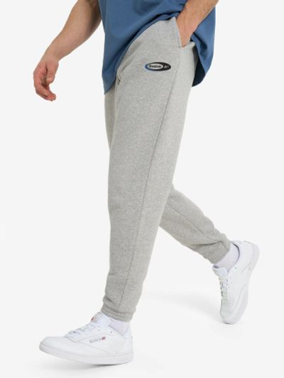 Лот: 24955730. Фото: 1. Брюки флисовые мужские Reebok... Спортивные брюки, штаны