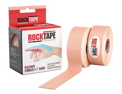 Лот: 10737480. Фото: 1. RockTape 2,5см х 5м, телесный... Массажеры