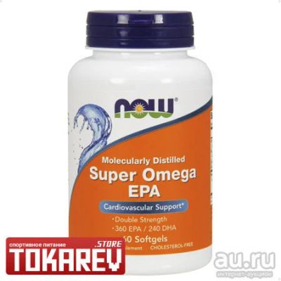 Лот: 13819252. Фото: 1. Омега 3 Рыбий жир Now Super Omega... Спортивное питание, витамины