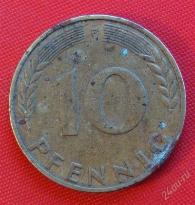 Лот: 1588169. Фото: 1. (№623-2/LF) 10 пфеннигов 1970... Германия и Австрия