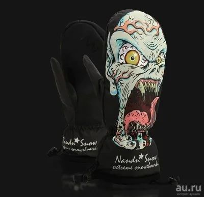 Лот: 13536096. Фото: 1. Непромокаемые, сверхпрочные горнолыжные... Перчатки