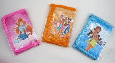 Лот: 2252262. Фото: 1. Кошелек на липучке winx новый. Другое (дети растут)
