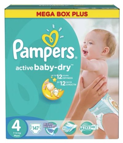 Лот: 6201225. Фото: 1. Подгузники Pampers Active Baby... Детская гигиена
