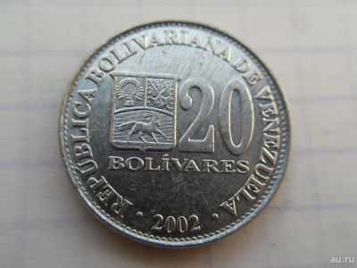 Лот: 9523410. Фото: 1. Венесуэла 20 боливаров 2002. Америка