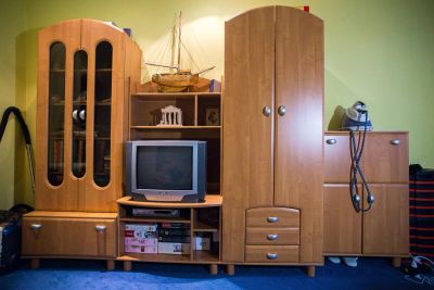 Лот: 7457218. Фото: 1. Стенка в хорошем состоянии. Гостиные, стенки, горки