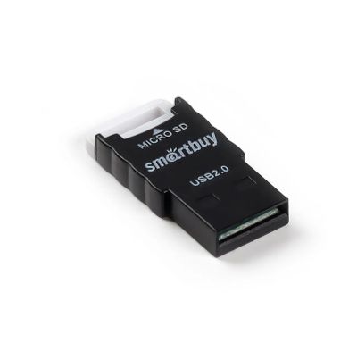 Лот: 19482086. Фото: 1. Картридер MicroSD SmartBuy SBR-707-K... USB хабы