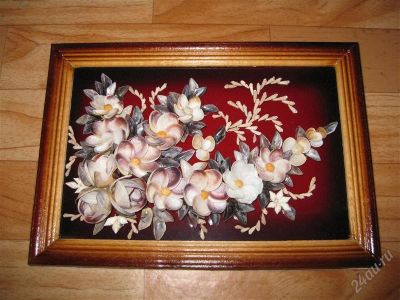 Лот: 1298297. Фото: 1. Картина из ракушек. Сувенирные мелочи