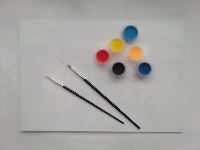 Лот: 19934042. Фото: 1. 🎨🖌️Холст+кисти,краски. Холсты чистые