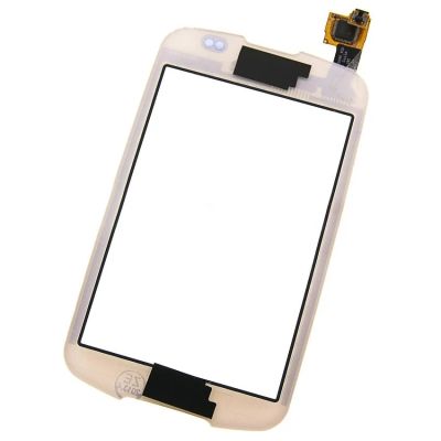 Лот: 12056541. Фото: 1. Тачскрин LG P500 Белый. Дисплеи, дисплейные модули, тачскрины