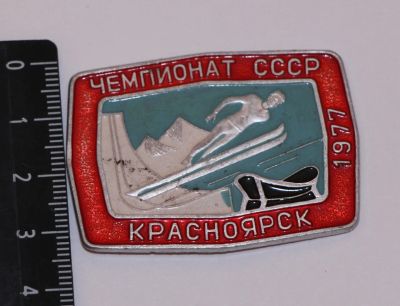 Лот: 10116311. Фото: 1. Большой знак: Чемпионат СССР... Сувенирные