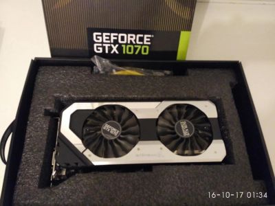 Лот: 10454269. Фото: 1. Geforce GTX 1070 читать описание. Видеокарты