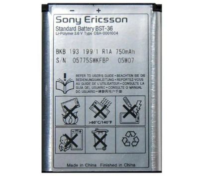 Лот: 12235694. Фото: 1. АКБ Original Sony-Ericsson J300... Аккумуляторы