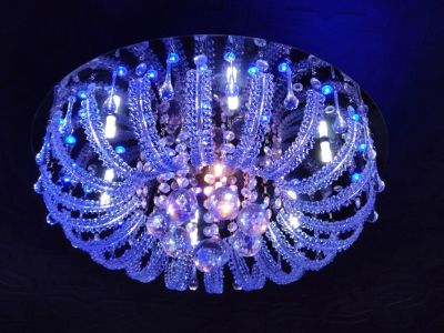Лот: 15212280. Фото: 1. Люстра LED с пультом двух-режимная... Другое освещение