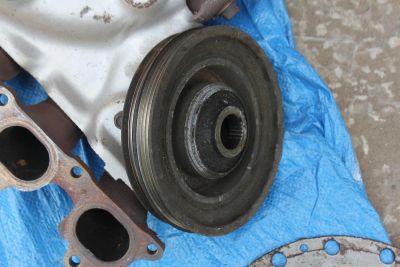 Лот: 8111772. Фото: 1. Шкив коленвала Honda Stepwgn RF2... Двигатель и элементы двигателя