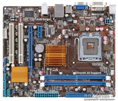 Лот: 5556602. Фото: 1. Материнская плата asus P5G41-M-LX... Материнские платы