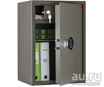 Лот: 9818039. Фото: 1. Сейф TM-63 T EL (сейф для документов... Сейфы, металлические шкафы