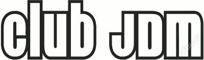 Лот: 1096235. Фото: 1. club jdm (наклейка). Детали тюнинга