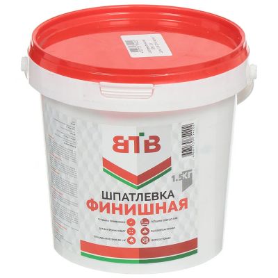 Лот: 24098886. Фото: 1. Шпатлевка ВТВ, финишная, для внутренних... Смеси, шпатлевки, цемент