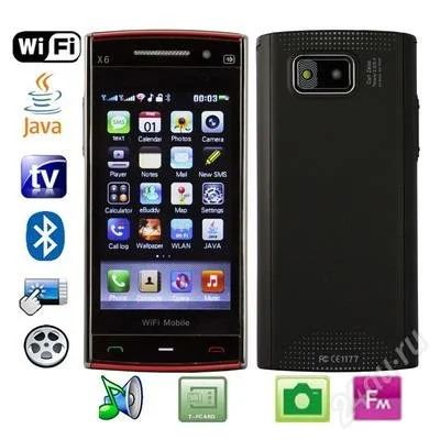 Лот: 1105574. Фото: 1. Nokia X6 (копия 1:1) - 2sim, TV... Другое (смартфоны, связь, навигация)