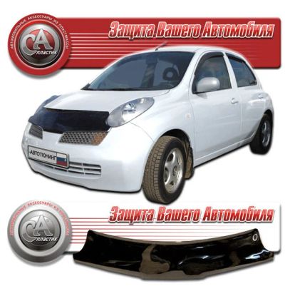 Лот: 3064565. Фото: 1. Дефлектор капота черный (спойлер... Детали тюнинга