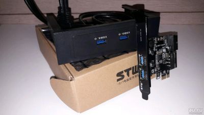 Лот: 10571967. Фото: 1. Pci-e USB 3.0. Платы расширения, контроллеры, доп. порты