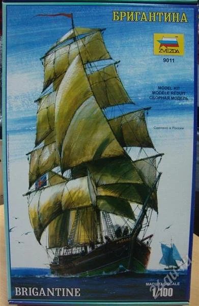 Лот: 1453261. Фото: 1. Звезда. Бригантина №9011. Судомоделизм