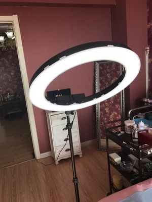 Лот: 11669403. Фото: 1. Светодиодная кольцевая LED лампа... Электронные лампы