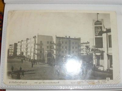 Лот: 2063999. Фото: 1. открытка раритетная стройка новосибирска. Открытки, конверты