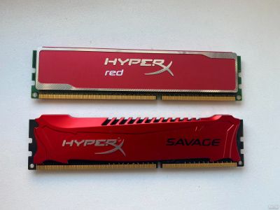 Лот: 18051541. Фото: 1. Kingston HyperX 8GB (2x 4GB) DDR3... Оперативная память