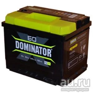 Лот: 8856877. Фото: 1. Аккумулятор Dominator 60A. Аккумуляторы