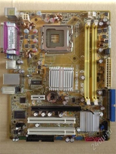 Лот: 2082456. Фото: 1. Материнская плата ASUS P5GC-MX... Материнские платы