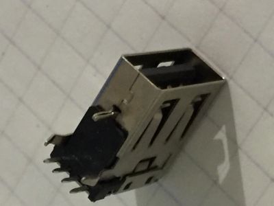 Лот: 12181575. Фото: 1. Разъем usb2 для ноутбука вертикальный... Разъёмы
