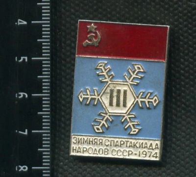 Лот: 15738808. Фото: 1. (№ 4755) значки спорт, 3 зимняя... Сувенирные