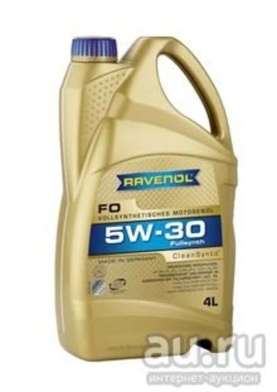 Лот: 10080649. Фото: 1. Ravenol FO 5w30 /4л. Масла, жидкости