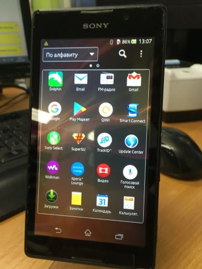Лот: 15925145. Фото: 1. Смартфон Sony Xperia C C2305... Смартфоны