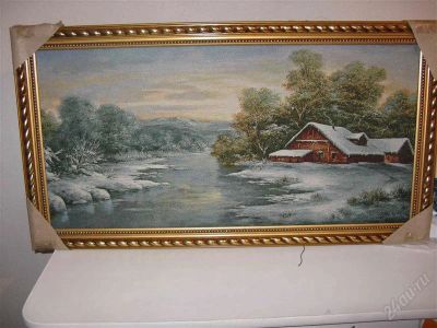 Лот: 945208. Фото: 1. Картина гобелен75*40 см (новая... Другое (картины, панно)